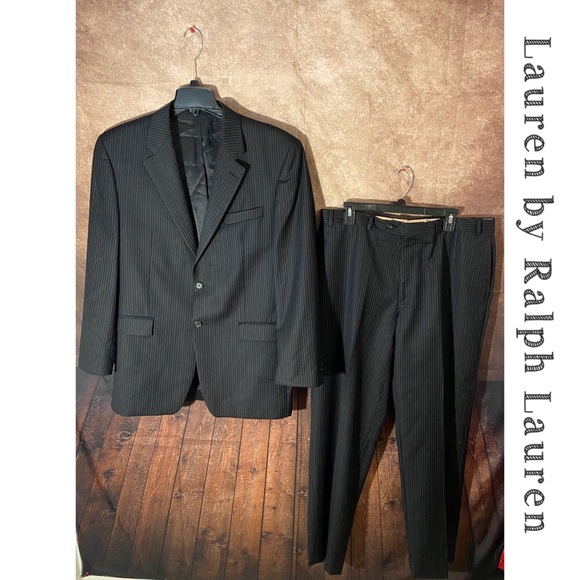 Lauren by Ralph Lauren Green Label Suit-Jacket 42L, pants 38”x32”. GUC. - Picture 1 of 5